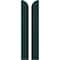 Ekena Millwork Americraft 2-Board (3 Batten) Wood Joined Board-n-Batten Shutters w/ Arch Top, ARW401BQ207X76FGH, PR ARW401BQ207X76FGH - alternate 1